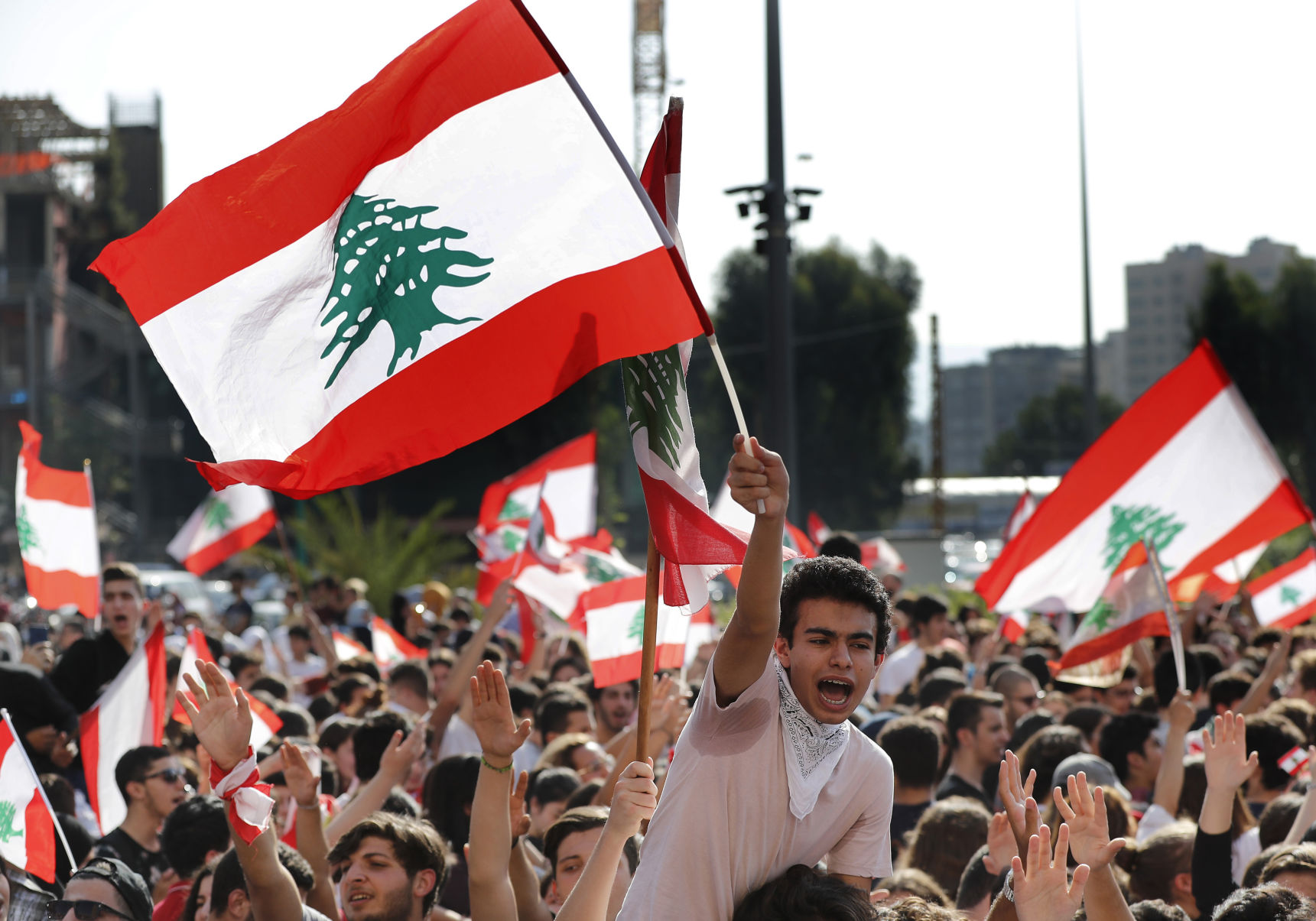APTOPIX Lebanon Protests
